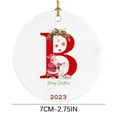 thumbnail image 3 of QIPOPIQ Personalized Pendant Decoration Tree Christmas 26 Letter Decoration Christmas Tree Decoration Christmas Winter Gift Christmas Decoration Gift Clearance New Year, 3 of 3