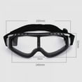 thumbnail image 3 of 2 Pack Ski Goggles  Motorcycle Goggles Snowboard Goggles for Men Women Kids - UV Protection Foam Anti-Scratch Dustproof, 3 of 3