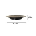 thumbnail image 3 of HCTSHG Iron Candle Plate, Set of 2, Metal Saucer Style Candle Holder for Pillar, Scented, Flameless, Ball Candles, Decorative Candle Stand for Table Centerpiece, 3 of 5