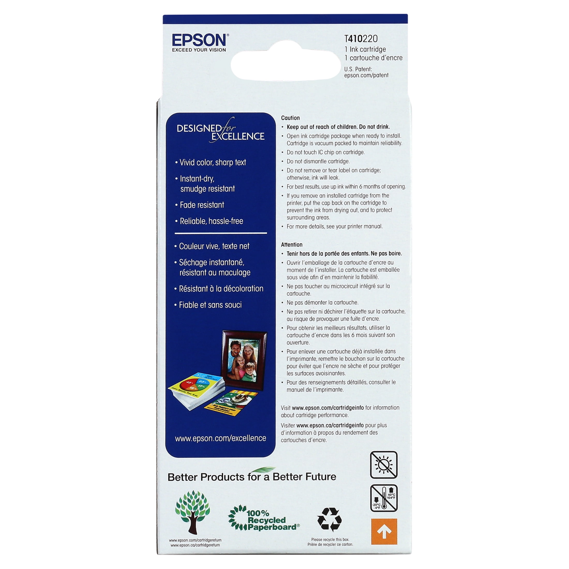 EPSON 410 Claria Premium Cyan Standard 
