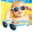 thumbnail image 2 of Nacuwa Baby Sunglasses - 100% UV Proof Sunglasses for Baby, Toddler, Kids - Ages 0-2 Years - Case and Pouch included (Blue), 2 of 8