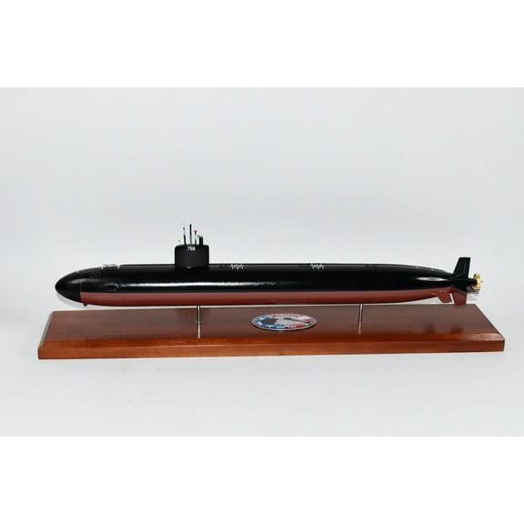 USS Scranton SSN-756 Submarine,Navy,Scale Model,Mahogany,20 inch,LA Class