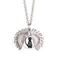 thumbnail image 1 of La personalidad del gato negro de Halloween Collar de girasol collar collar collar colgante, 1 of 3