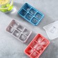thumbnail image 4 of Inteprter Molde apilable para bandeja de cubitos de hielo de 6 cavidades, moldes para postres y Chocolate Type10 NO10, 4 of 6