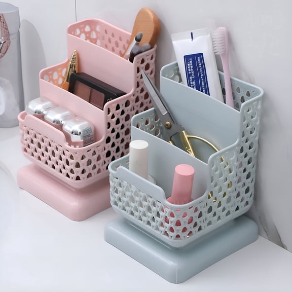 XIBUFE 2026 New All in One Office Desk Organizer,Supplies and Desk Accessories Organizer,Desktop Organizer,Blue, for Office, Home, Desk, Workspace, Stationery Storage