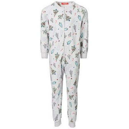 

Family Pajamas Matching Kids Festive Trees White Size 8 Regular