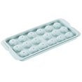 thumbnail image 1 of Molde para cubitos de hielo de plástico: molde flexible para hacer cubitos de hielo con tapa para el hogar, 1 of 8