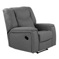 thumbnail image 1 of Sillón Reclinable Konrad 1 Plaza Gris Acero, 1 of 7