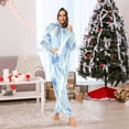 thumbnail image 6 of IAUYY Unisex Adult Onesie Pajamas Ultra-Soft Crystal-Soft Fabric, Halloween Adult Onesie Pajamas Adults,With a Zipper Plus Size Onesie Pajamas, Ribbon, 6 of 7