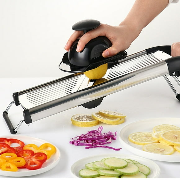 YaoHui Professional Stainless Steel Mandoline, Multifunction Kitchen Mandoline with Adjustable Slice Thickness