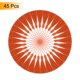 thumbnail image 3 of Uxcell 45Pcs Mini Silky Bookmark Tassels, Handmade Soft Floss Craft Tassels with Cord Loop, Naranja, 3 of 6