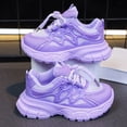 thumbnail image 2 of Gubotare Sneakers for Boys Toddler Shoes Girls Boys Barefoot Shoes Kids Breathable Sneakers Slip On Tennis Shoe Lightweight Sneakers Size 2 (Purple,Big Kids 2), 2 of 7