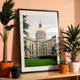thumbnail image 3 of Georgia State Capitol 01 - Atlanta Georgia Photography Black Framed Wall Art Print 24 x 36 inches, 3 of 8