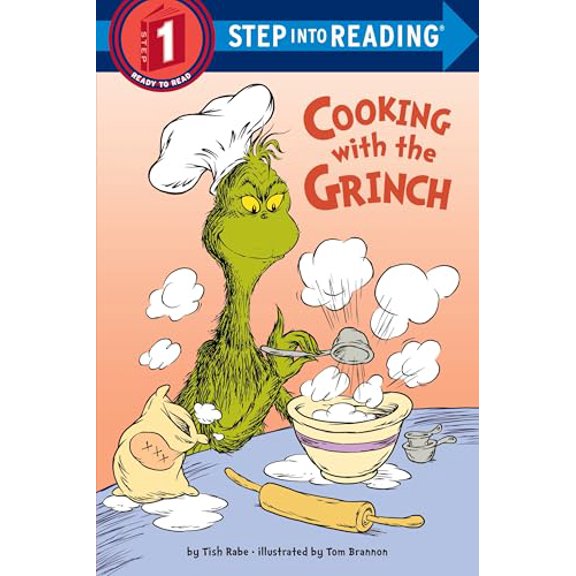 Pre-Owned Cooking with the Grinch (Dr. Seuss) (Step into Reading), 9781524714628, 1524714623, Paperback, Illustrated edition