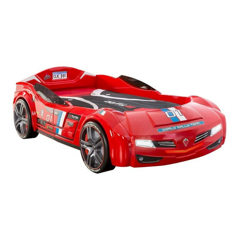  Cilek Race Cup Car - Marco de cama para niños, tamaño  individual, color rojo : Hogar y Cocina