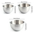 thumbnail image 2 of 1.5L/2.5L/4.5L Stainless Steel Whisk Bowl With Scale Basin Baking And Washbasin Household Bowl Cooking Mixing Bowl Cooked Capacity Kitchen Accessory Economy Mixing Bowl, 2 of 3