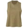 thumbnail image 1 of Bella + Canvas Womens Racerback Cropped Sleeveless Tank Top, 1 of 3