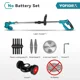 thumbnail image 3 of Cortadora de césped eléctrica de mano Yofidra para batería Makita de 18 V, cortadora de césped inalámbrica para jardín, longitud ajustable con 2 baterías, 3 of 5