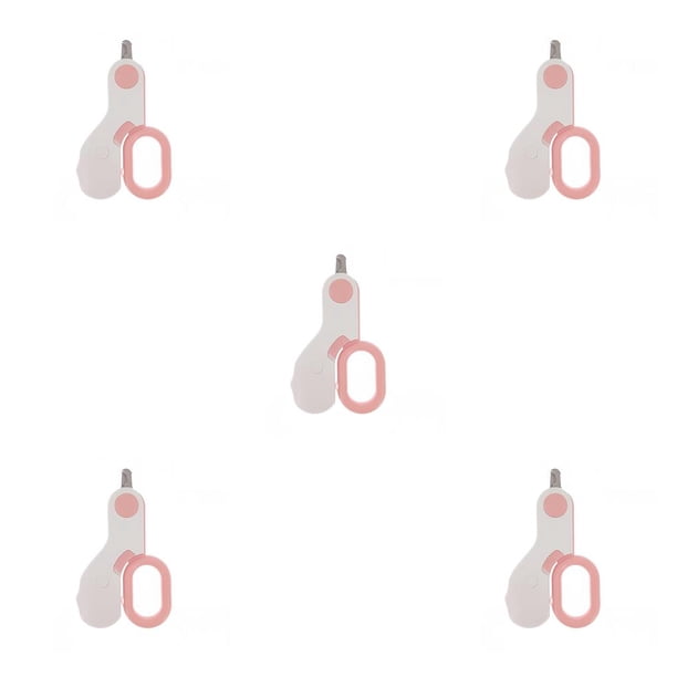 Billuyoard Cortaúñas profesional para mascotas, herramienta de aseo de conejos con luz LED, superficie curva, 2 modos, tijeras, animales, Type2 NO2