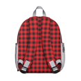 thumbnail image 3 of Lightweight School Bag with Buffalo Plaid Print, Cute Small Backpack, Compact for Travel and Daily Use, 3 of 6