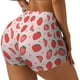 thumbnail image 1 of Fotbe Strawberry Shorts Sin Costuras – Shorts Deportivos de Cintura Alta para Mujer, Elásticos para Gimnasio, Yoga, Running o Ciclismo-Small, 1 of 8