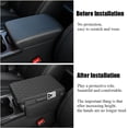 thumbnail image 3 of Car Center Console Armrest Cover, Leather Car Center Console Cover Cushion with 2 Storage Bags, Universal Center Console Pad Car Armrest Lids Storage Box Auto Interior Accessories, 3 of 6