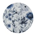 thumbnail image 2 of ONETECH  Navy Blue Floral Table cover, Dark Blue and White Flower Polyester Spring Table Cover for Holiday Parties Kitchen Dining Indoor Outdoor, 2 of 7