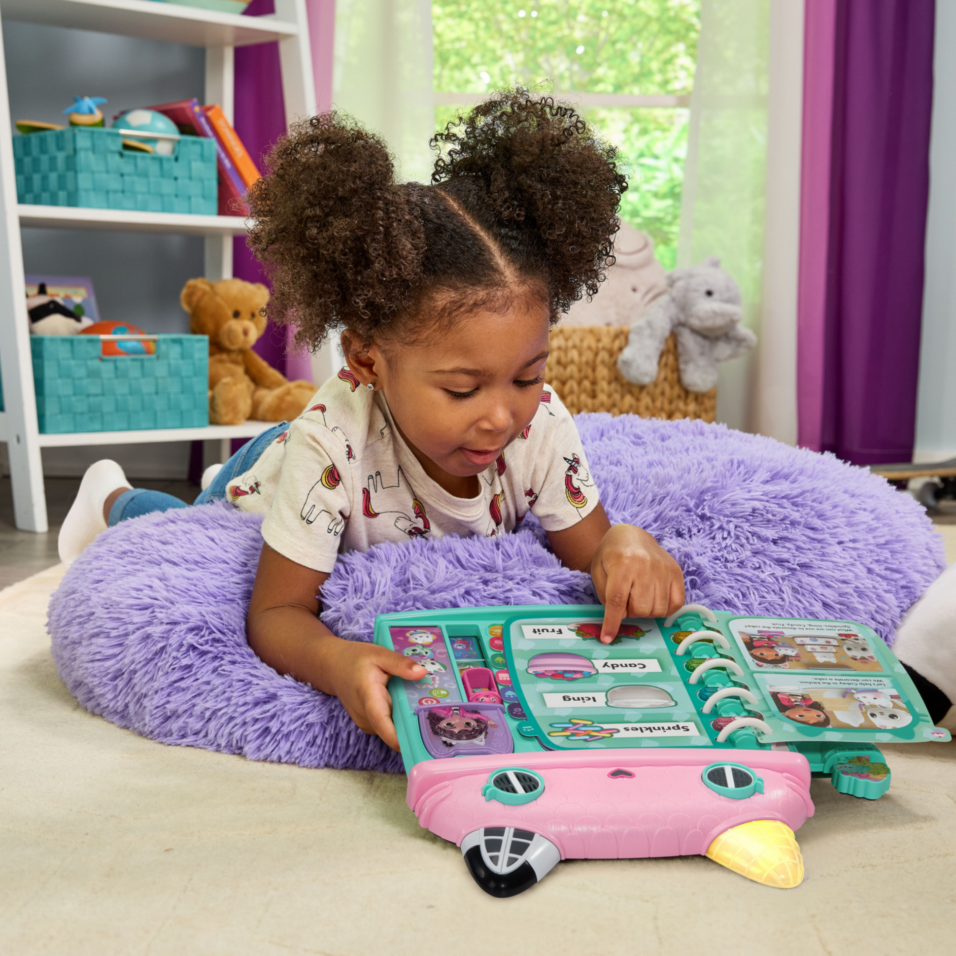 VTech® Gabby's Dollhouse Cat-a-Vator Discovery Book - French Version, 3+ Yrs, VT GABBY CAT BOOK FR