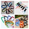 thumbnail image 2 of 9 style Multi-color Aluminum Alloy Carabiner D-Ring Key Chain Clip Camping Keyring Snap Hook Outdoor Travel Kit He Qiyong unisex, 2 of 2