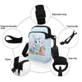 thumbnail image 5 of HELLHERO Blue-Purple Dinosaur with Eggs Small Crossbody Purse Adjustable Shoulder Strap Women for Outdoor Travel 4.33"x1.97"x7.09", 5 of 7