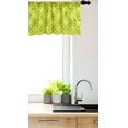 thumbnail image 3 of Ambesonne Lime Green Valance Pack of 2, Lemon Lime Pop Art, 54"X12", Yellow Lime Green, 3 of 3