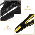 thumbnail image 3 of Sillín de bicicleta Asiento de bicicleta de montaña Asiento de bicicleta de carretera profesional MTB Confort Ciclismo Asiento Cojín (Negro Amarillo）, 3 of 6