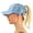 Lt. Blue, variant on C.C Ponytail Messy Buns Trucker Ponycaps Plain Baseball Visor Cap Dad Hat Lt. Blue