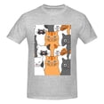 thumbnail image 4 of Bingfone Funny Cats Men'S Loose Fit Short-Sleeve Pocket T-Shirt, 4 of 7