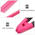 thumbnail image 3 of 2Pcs Hair Straightening Comb Hairdressing Straightener Comb Portable V-shaped Comb Hair Brush, 3 of 9