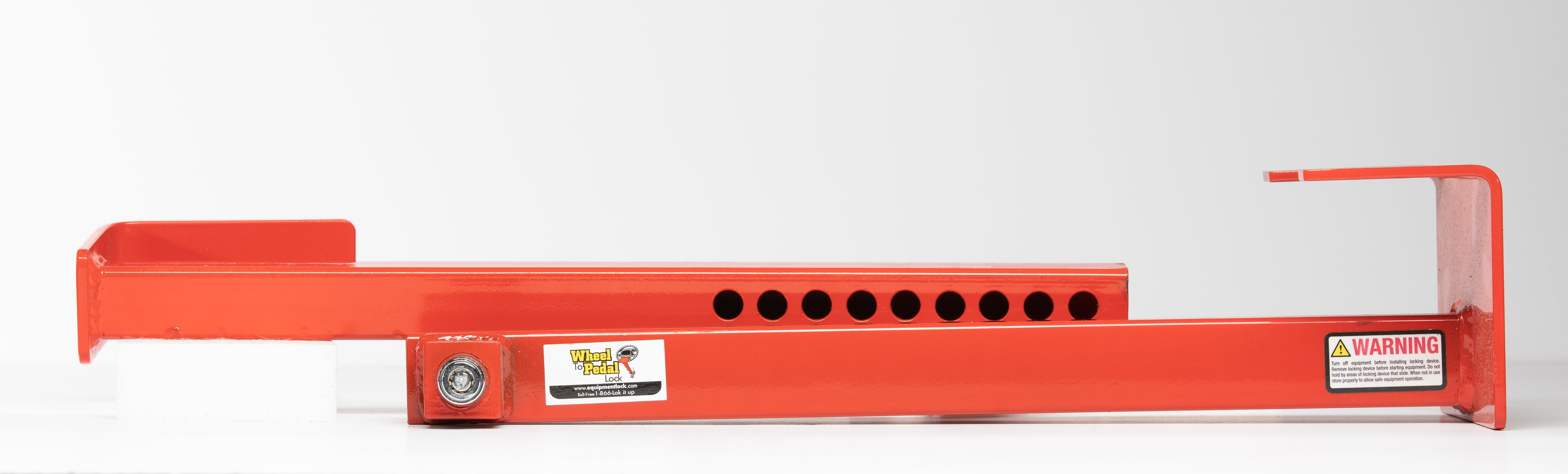 Equipment Lock Co. Wheel to Pedal Lock Combo; Steering Wheel Lock