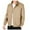 Khaki, variant on Aueoeo Men's Jacket Warm Zip Up Spring Coat Lightweight Casual Windbreaker Jacket with Pockets on Clearance