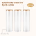 thumbnail image 6 of JUSTLET 70oz Glass Food Storage Jars for Nuts, Pasta, Flour with Airtight Bamboo Lids Set of 3, Glass Canisters for Kitchen & Pantry., 6 of 7