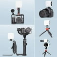thumbnail image 3 of Mini LED Camera Video Light, Dimmable 2800K-8500K LCD Display Portable Video Lighting for GoPro iPhone Vlogging YouTube Video Filmmaking - EACHSHOT ES36, 3 of 7