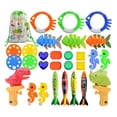 thumbnail image 3 of Juguetes de buceo para niños con bolsas de almacenamiento para niños juguetes acuáticos juguetes para nadar para la playa de verano actividades al, 3 of 8