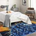 thumbnail image 4 of Wolf Rugs for Living Room Bedroom - Moon Rug 3x4 - Starry Sky Carpet for Home Decor - Washable Non Slip Patterned Indoor Small Area Rug - Soft & Low Pile (ZJ&234), 4 of 7