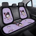 thumbnail image 4 of Cojín para asiento de coche con estampado bonito de Sanrioed Cinnamoroll Kuromi, accesorios para interior de coche con dibujos animados, almohadilla antideslizante resistente al desgaste, 4 of 5