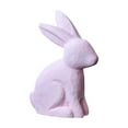 thumbnail image 2 of Easter Wooden Rabbit Figurine 1Pc, Home Decor For Children's Room Desktop, Creative Window Display & Photography Prop, Easter Themed Wooden Craft Decoration, 2 of 6