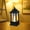 Black, variant on Honeeladyy Mini Lanterns LED Small Lanterns Decorative Indoor Outdoor Hanging Lantern Decorative Candle Lanterns Farmhouse Decor for Weddings Western Camping Party Decorations, 3.74*1.65*1.65in