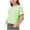 Green, variant on Fnooota Girls Cotton T-shirts, Tie Dye Crew Neck Short Sleeve Casual Summer Tops Pink Size 7-8