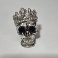 thumbnail image 4 of SHISUYAN 1pc Car Fragrance Diffuser Vent Clip Rhinestone Skull Shape Car Perfume Clamp for Automobiles (Silver), 4 of 8
