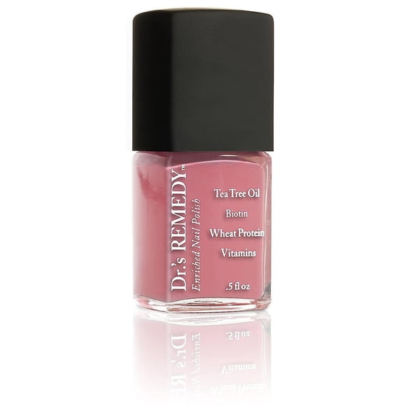 Drs Remedy Nail Polish, All Natural Enriched Nail Strengthener Non Toxic and Organic - SERENE Salmon