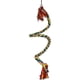 thumbnail image 1 of 1,5 M loro colorido escalada cuerda columpio juguetes soporte para loros con campana y Clip colgante para loros, periquitos, guacamayos, periquitos,, 1 of 5
