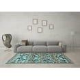 thumbnail image 3 of Ahgly Company Indoor Rectangle Persian Light Blue Traditional Area Rugs, 8' x 12', 3 of 4