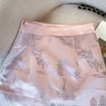 thumbnail image 4 of Jupes Maxi pour Femmes Mode Décontractée Printemps Rétro Style National Léger Jacquard Taille Haute Vêtements pour Femmes Rose L, 4 of 4